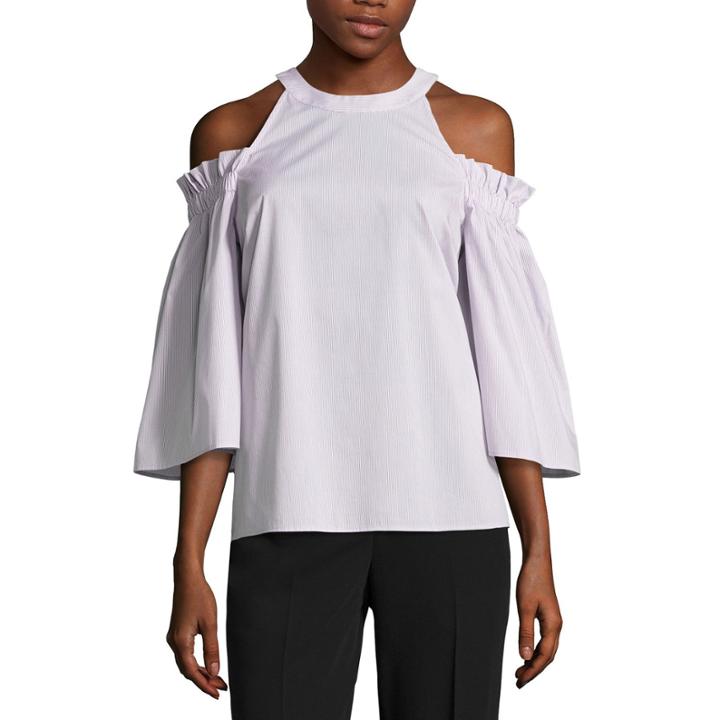 W Cold Shoulder Shir