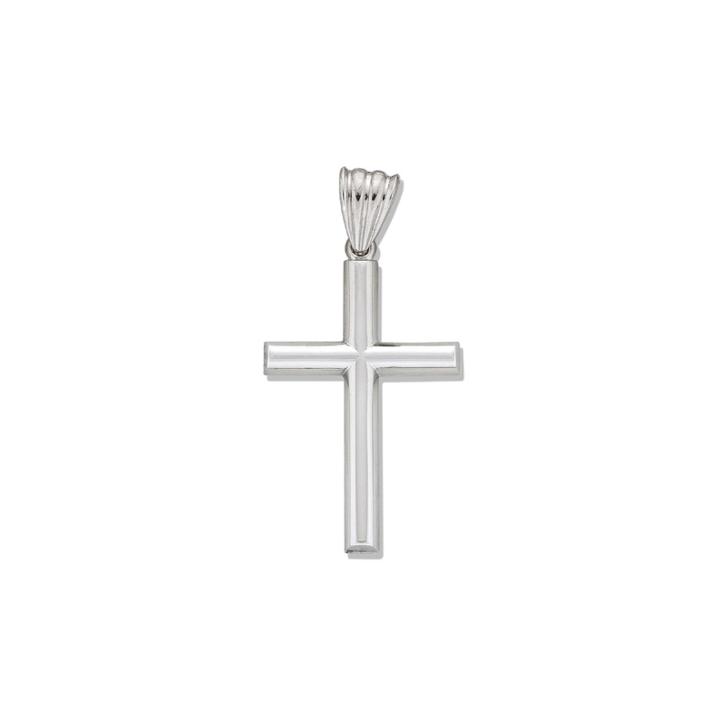 Sterling Silver Latin Cross Charm Pendant