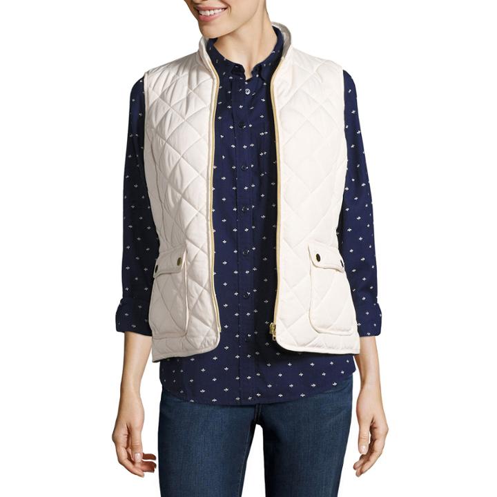 St. John's Bay Quilted Puffer Vest