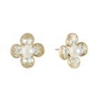 Monet Jewelry White 13mm Stud Earrings