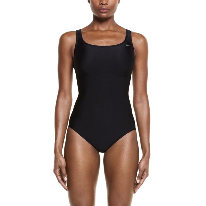 Nike Solid One Piece Swimsuit
