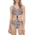 Arizona Geometric One Piece Swimsuit Juniors