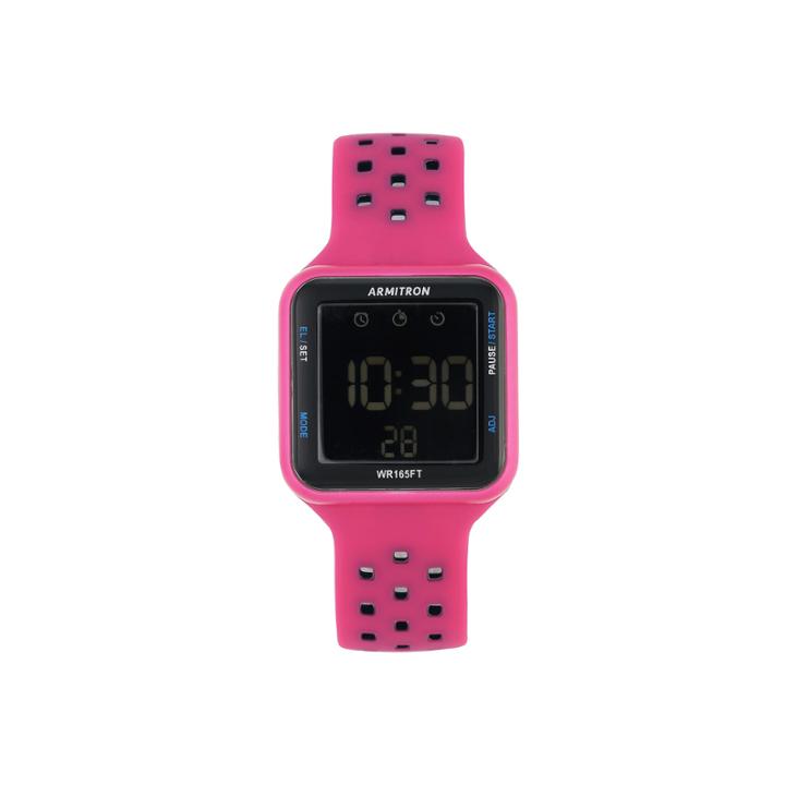 Armitron Prosport Unisex Pink Strap Watch-40/8417mag