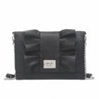 Nicole By Nicole Miller Lizzy Ruffle Crossbody Bag