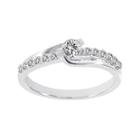 Lumastar 1/2 Ct. T.w. Diamond 14k White Gold Bridal Ring