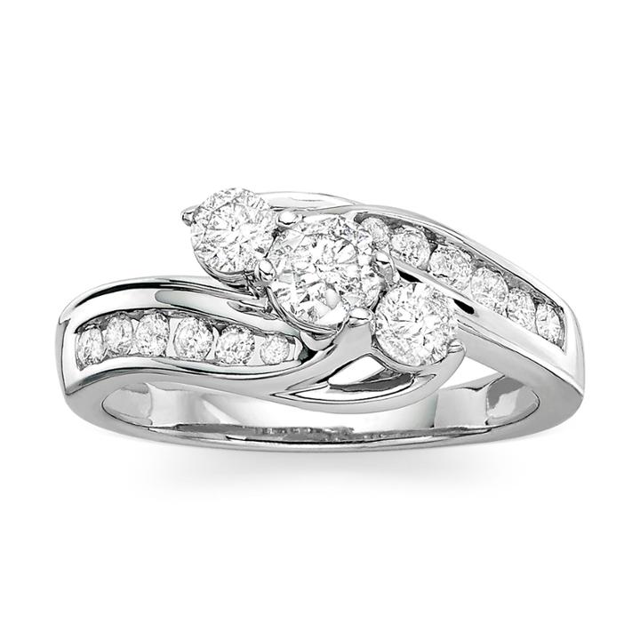 Love Lives Forever&trade; 1 Ct. T.w. Diamond 10k White Gold Ring