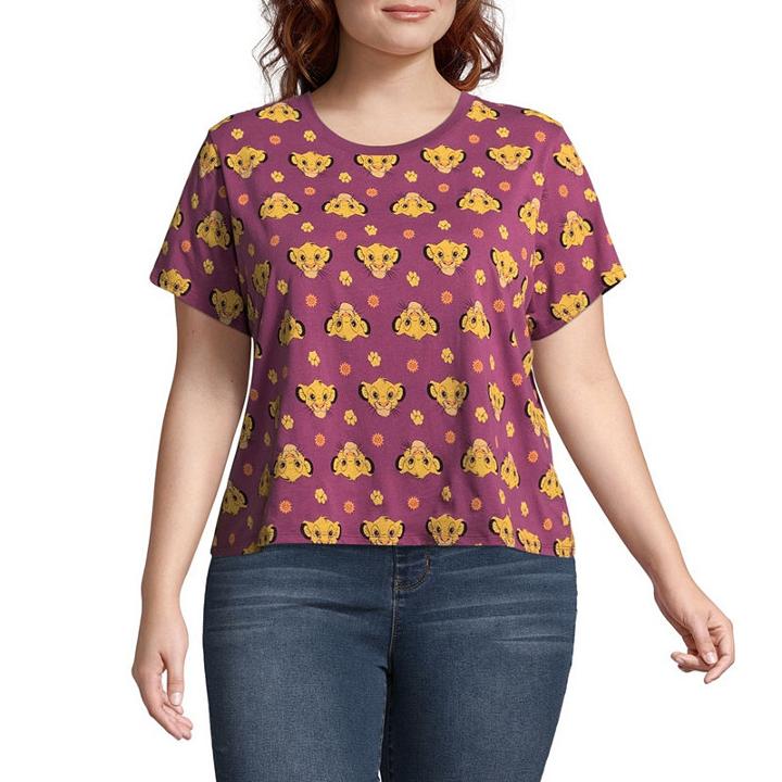 Simba Cropped Tee - Juniors Plus