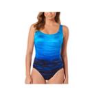 St. John's Bay Waves One Piece Swimsuit