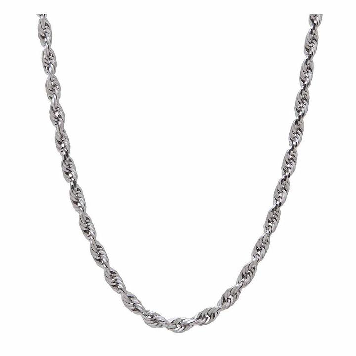 Solid Rope 24 Inch Chain Necklace