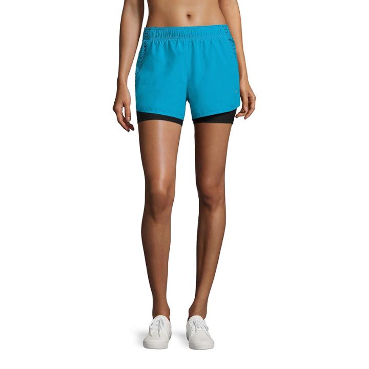 Xersion Perforated 2fer Run Short