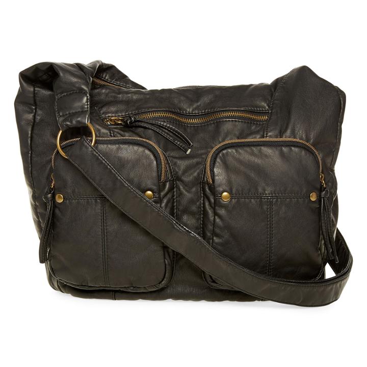 T-shirt & Jeans&trade; Double-pocket Convertible Hobo Bag