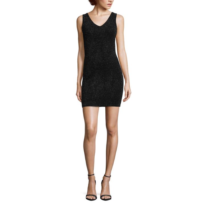 By & By Sleeveless Bodycon Dress-juniors