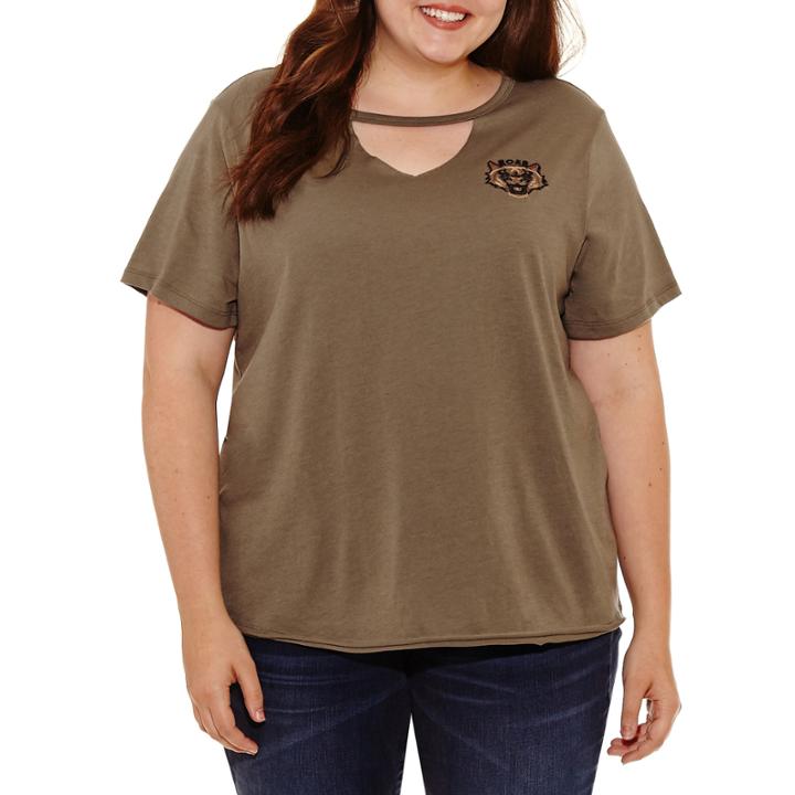 Arizona Roar Tiger Graphic T-shirt- Juniors Plus