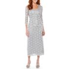 R & M Richards 3/4 Sleeve Lace Jacket Dress