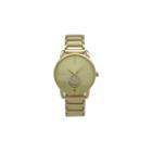 Olivia Pratt Womens Gold Tone Strap Watch-17474gold