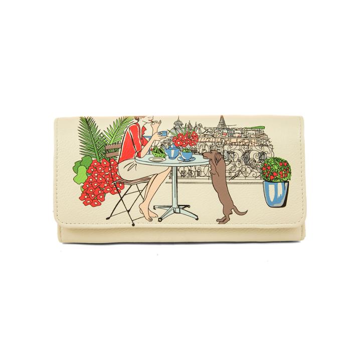 Mundi File Master Breakfast In Paris Print Wallet