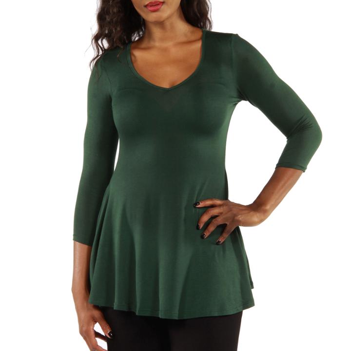 24/7 Comfort Apparel Sublime Tunic Top