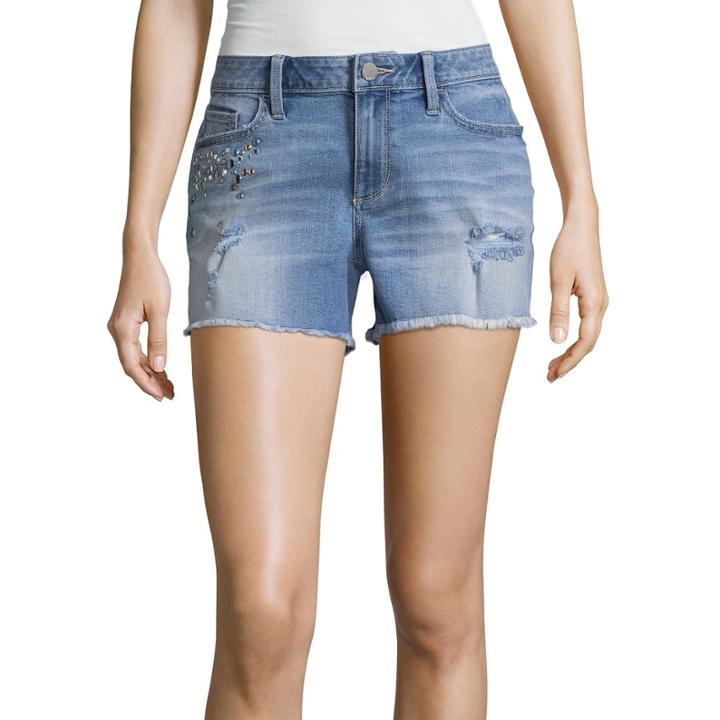 A.n.a Embellished Cut Off Shorts (3 1/2)