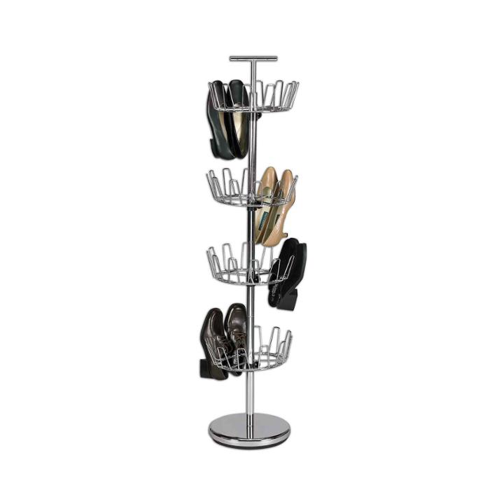 Household Essentials 4-tier Revolving Shoe Tree
