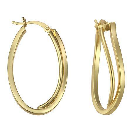 Double Wave Hoop Earrings