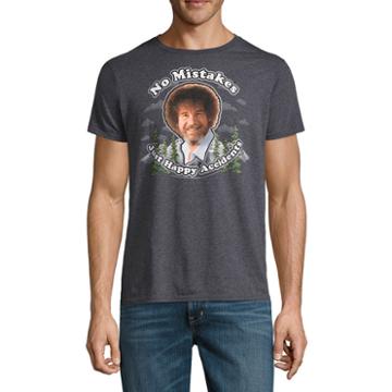 Bob Ross No Mistakes Graphic Tee