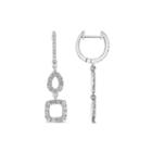 1 1/4 Ct. T.w. White Diamond 14k Gold Drop Earrings