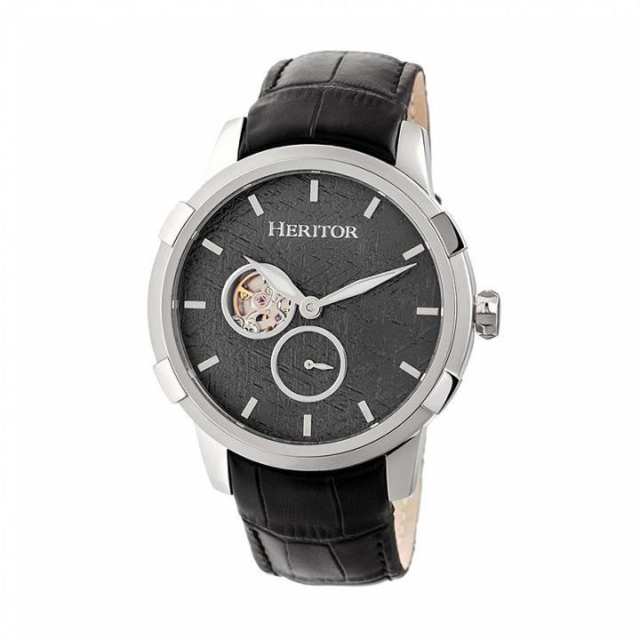 Heritor Unisex Black Strap Watch-herhr7201