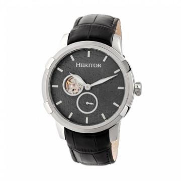 Heritor Unisex Black Strap Watch-herhr7201