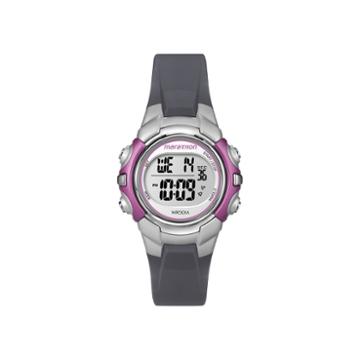Marathon By Timex Womens Gray Resin Strap Digital Watch T5k646m6
