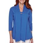 Sag Harbor Bahama Mama 3/4-sleeve Layered Top