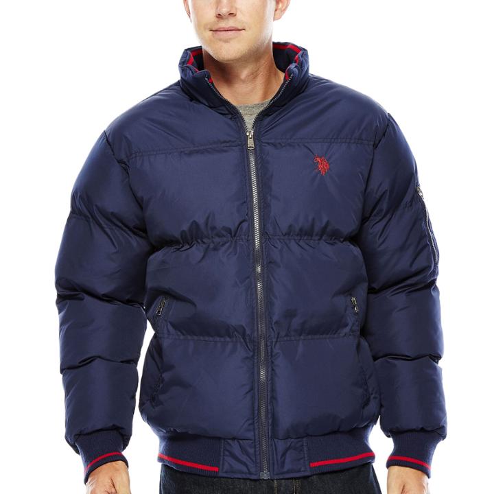U.s. Polo Assn. Tipped Bubble Jacket