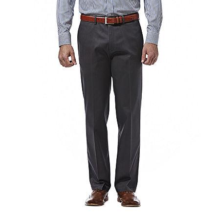 Haggar Premium No Iron Straight-fit Flat-front Khakis