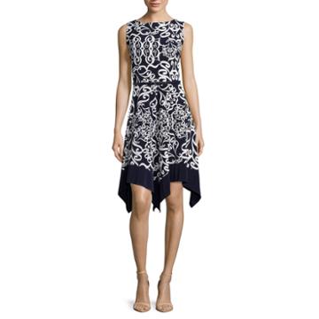 Tiana B. Sleeveless Hanky-hem Shift Dress - Tall