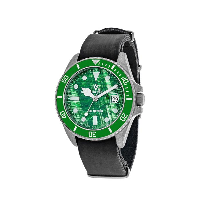 Christian Van Sant Mens Black Strap Watch-cv5202b