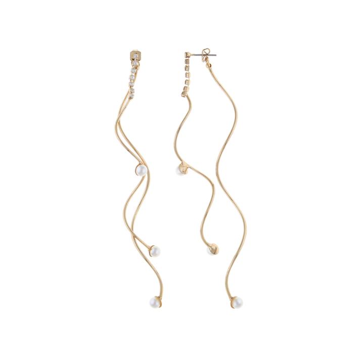Decree Gold-tone Linear Earrings