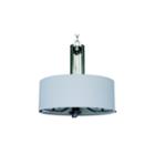 Carmen 3-light Silver Chandelier