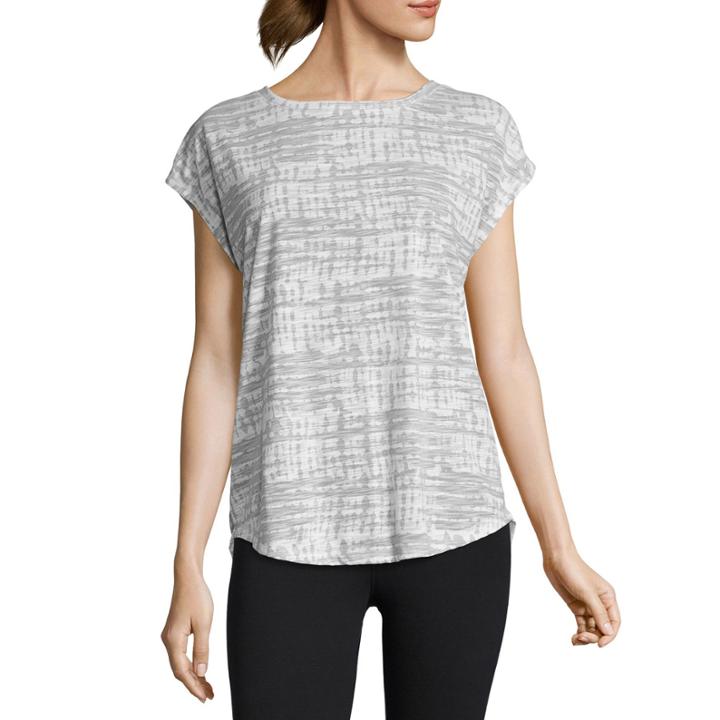 Xersion Short Sleeve Split Back Tee