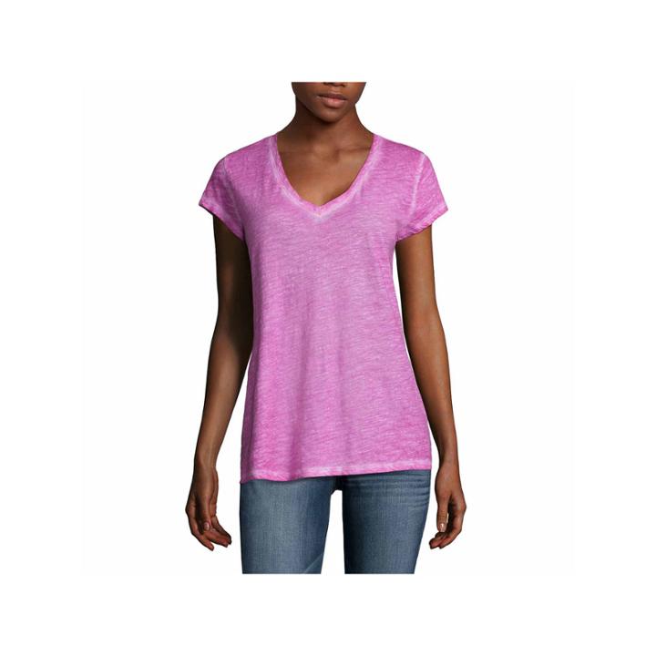 A.n.a Short Sleeve V Neck T-shirt-talls