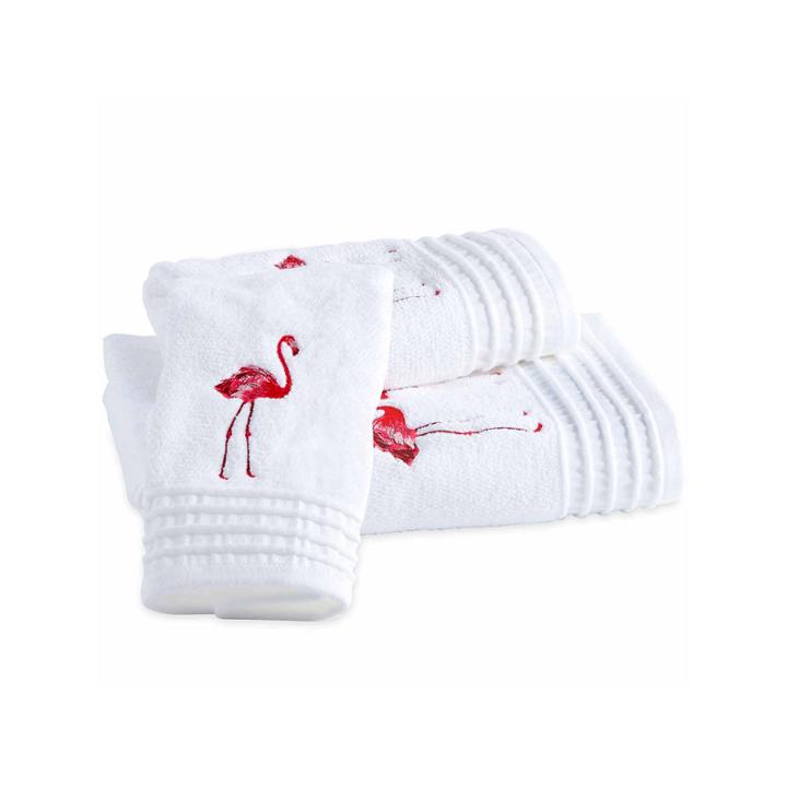 Destinations Pink Flamingo Washcloth