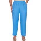 Alfred Dunner Classics Woven Pull-on Pants-misses Short