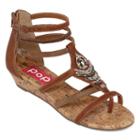Pop Filly Womens Wedge Sandals