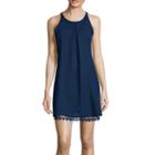 By & By Sleeveless A-line Dress With Necklace