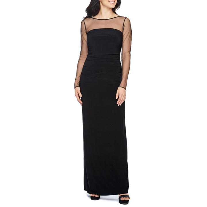 Scarlett Long Sleeve Evening Gown