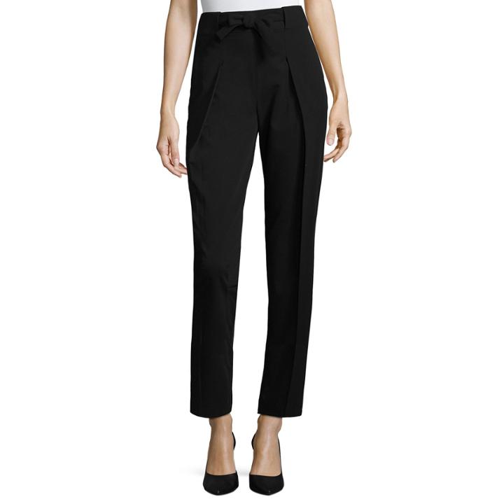 Liz Claiborne Belted Tie Ankle Pants