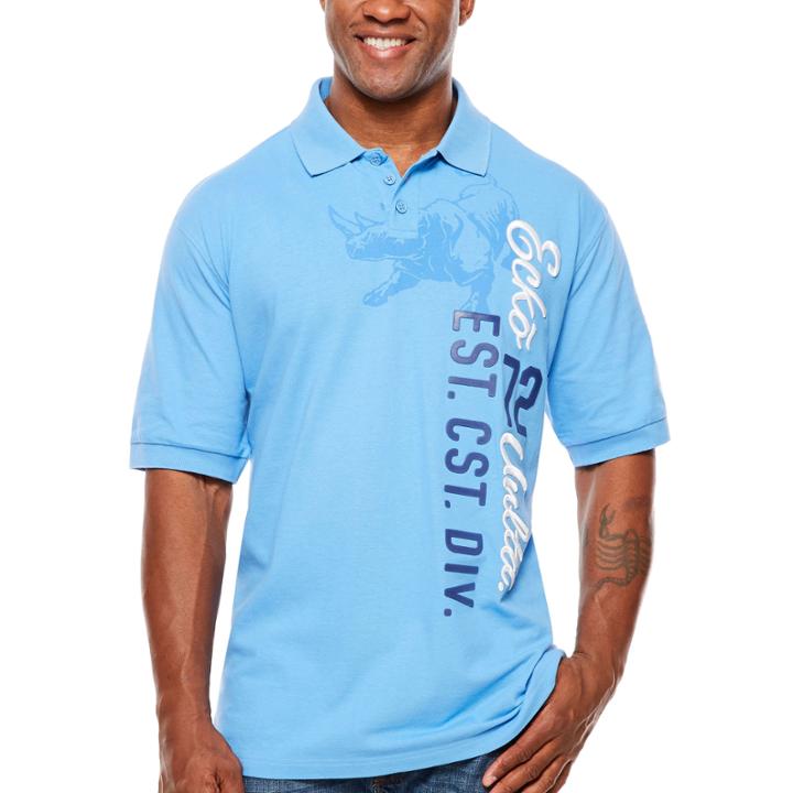 Ecko Unltd Short Sleeve Solid Knit Polo Shirt Big And Tall