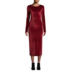 Tracee Ellis Ross For Jcp Illuminated Long Sleeve Velvet Bodycon Dress