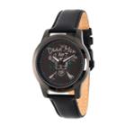 Disney Pirates Of The Carribean Mens Black Strap Watch-wds000376