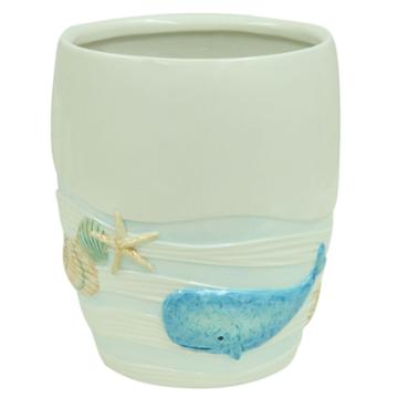 Bacova Guild Sea Splash Waste Basket