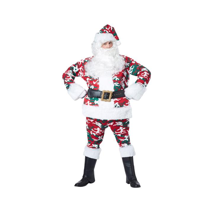 Camo Santa Adult Costume