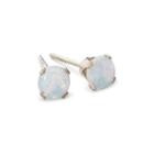 Lab-created Opal Stud Earrings